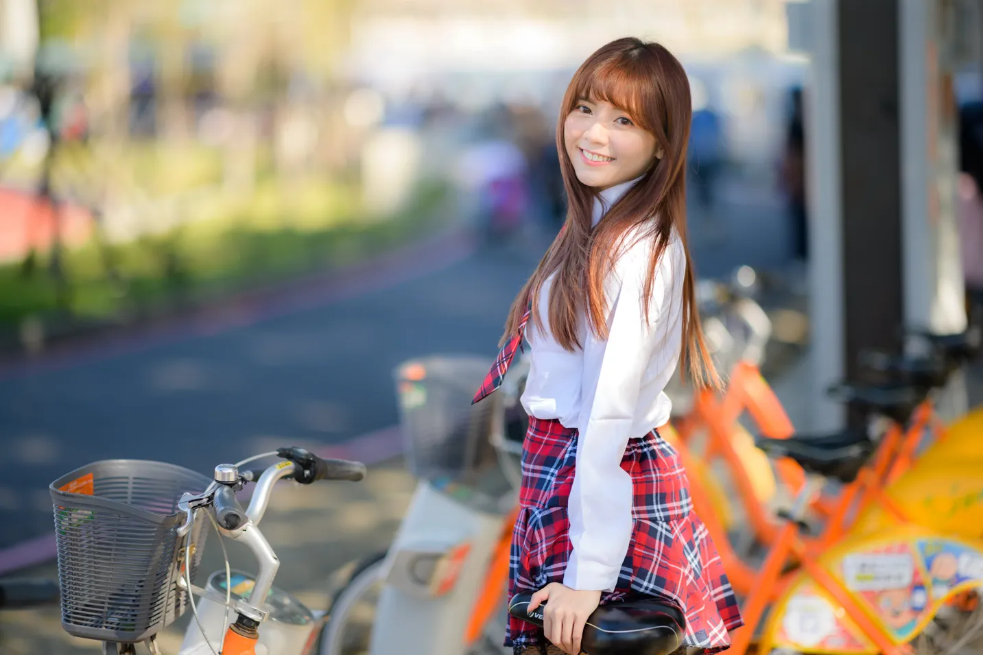 [Mzsock] NO.233 Student uniform high heels street photography#[105P]-3