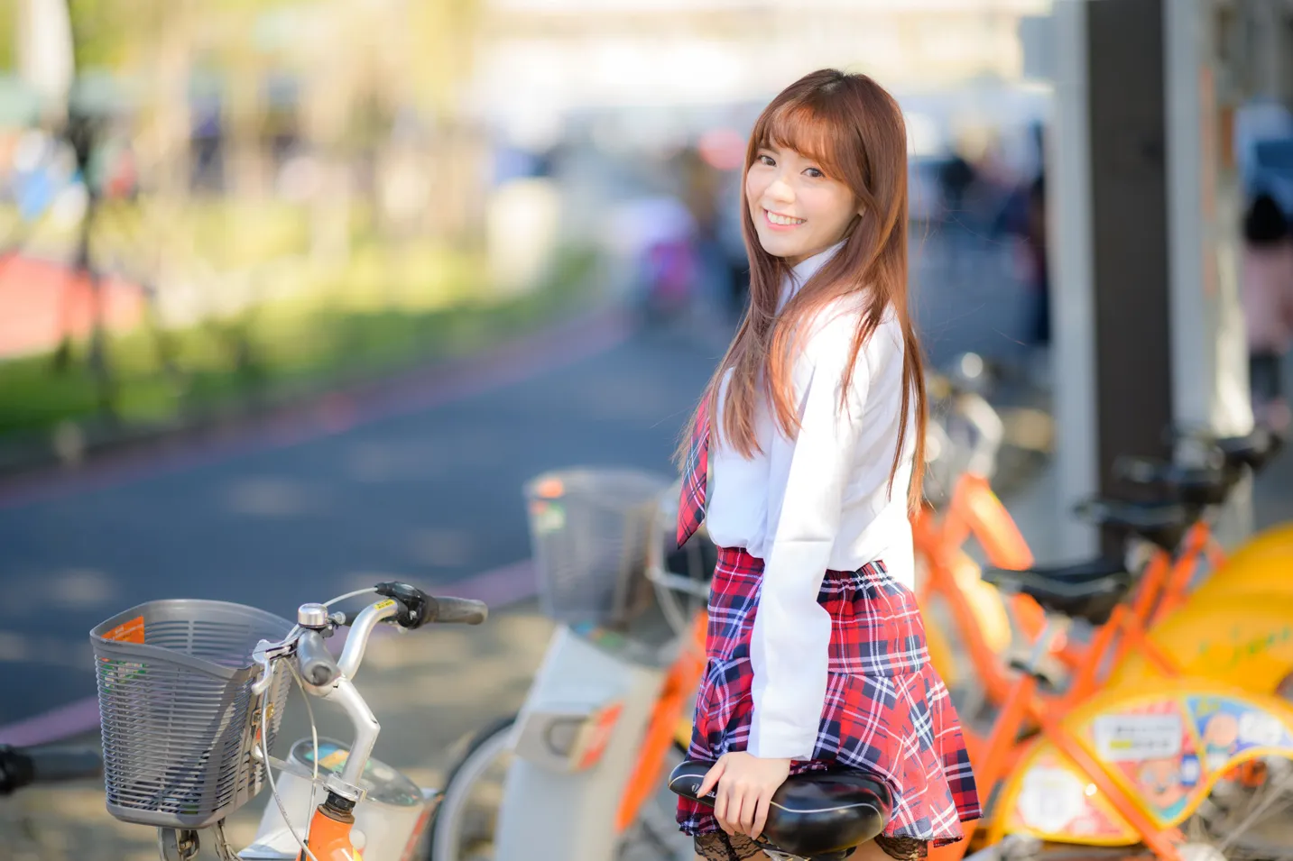 [Mzsock] NO.233 Student uniform high heels street photography#[105P]-5