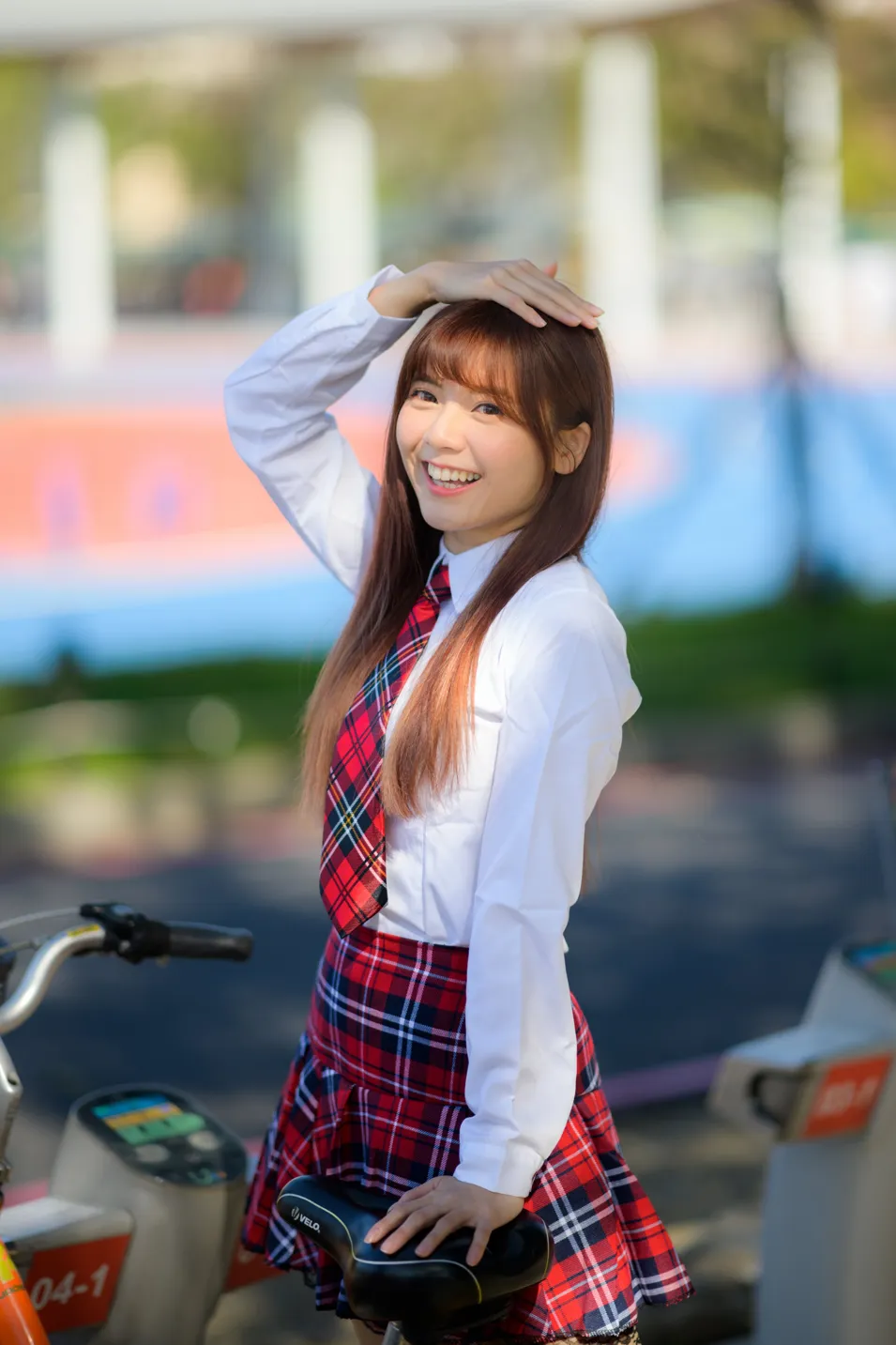 [Mzsock] NO.233 Student uniform high heels street photography#[105P]-7