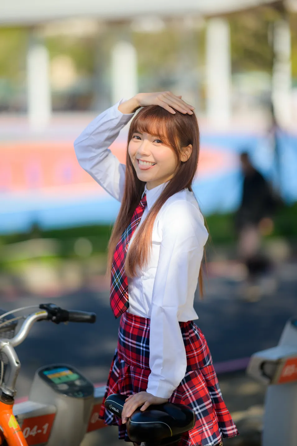 [Mzsock] NO.233 Student uniform high heels street photography#[105P]-8