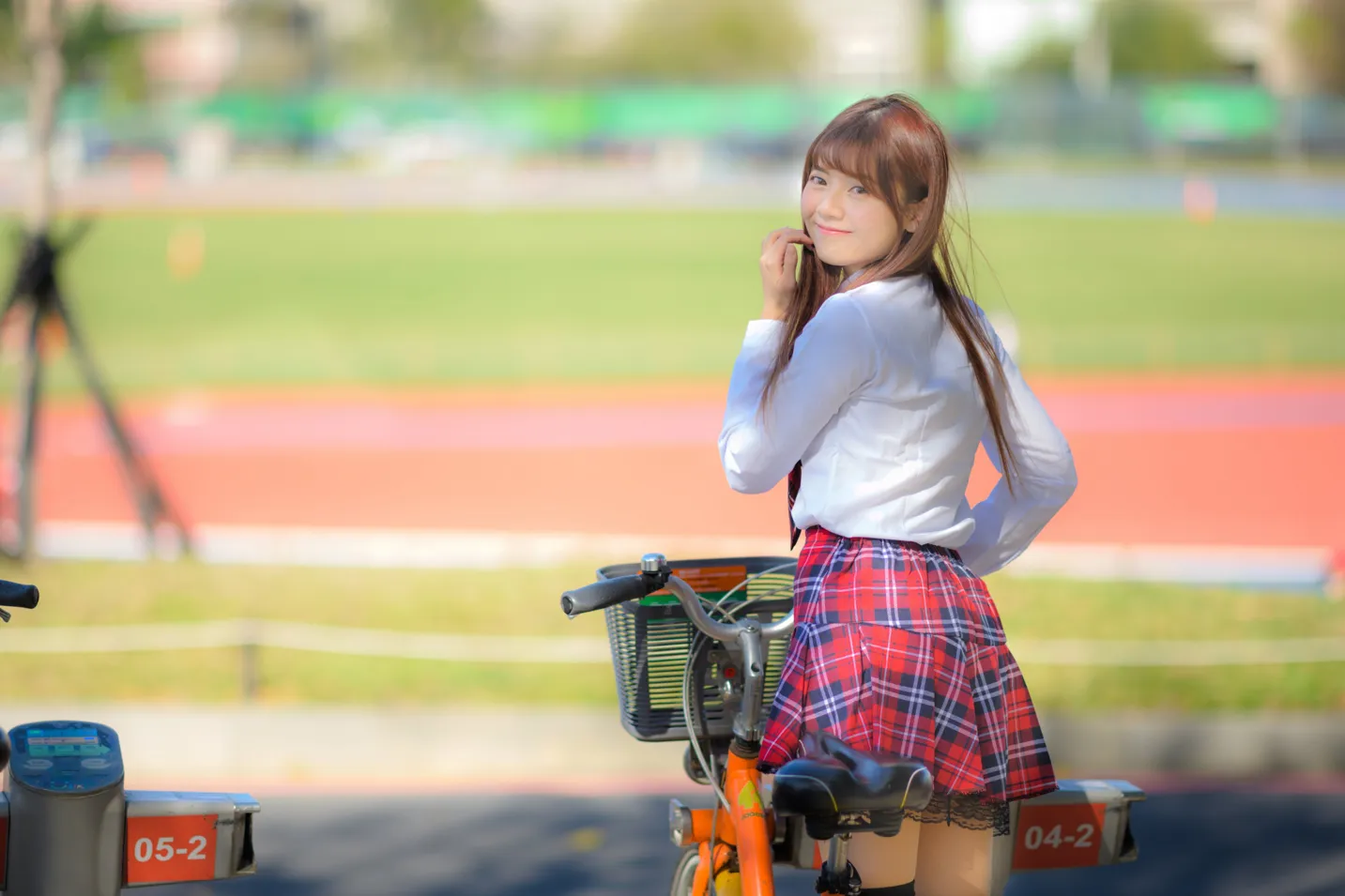 [Mzsock] NO.233 Student uniform high heels street photography#[105P]-1