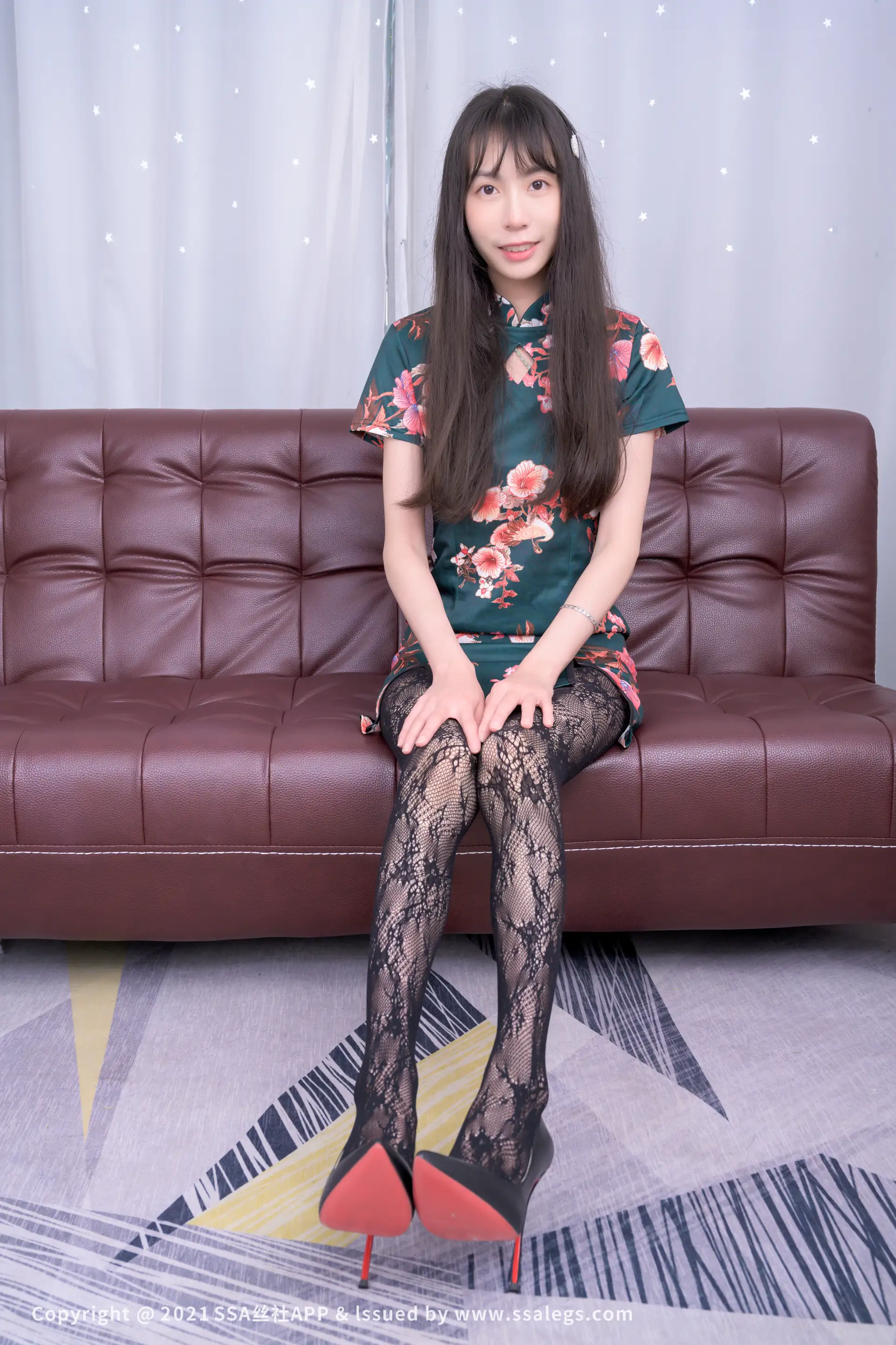 [Mzsock] NO.744 Model's black fishnet stockings (Part 1) silk club#[126P]-9