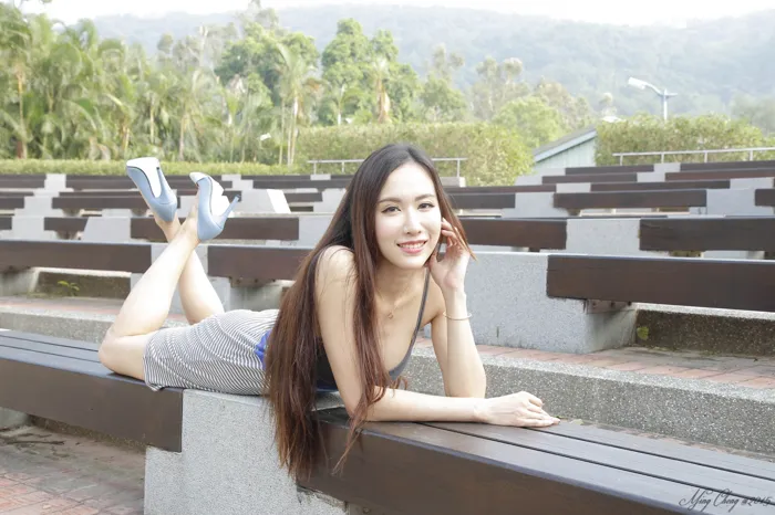 [Mzsock] NO.048 Dora Yanxi elegant dress high heels beautiful legs outdoor shot street photography#[51P]-2