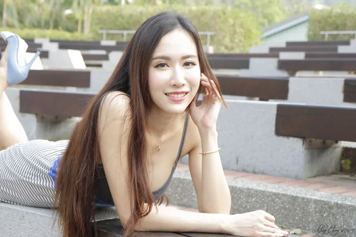 [Mzsock] NO.048 Dora Yanxi elegant dress high heels beautiful legs outdoor shot street photography#[51P]-3