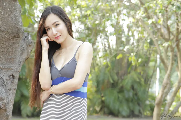 [Mzsock] NO.048 Dora Yanxi elegant dress high heels beautiful legs outdoor shot street photography#[51P]-3