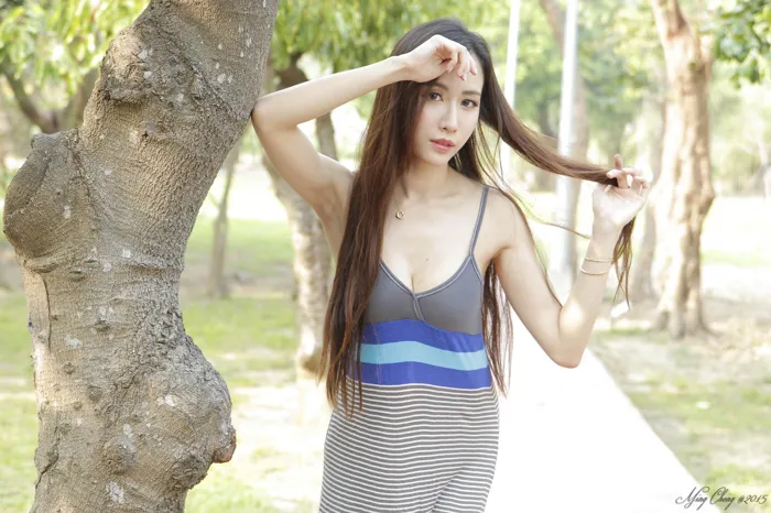 [Mzsock] NO.048 Dora Yanxi elegant dress high heels beautiful legs outdoor shot street photography#[51P]-6