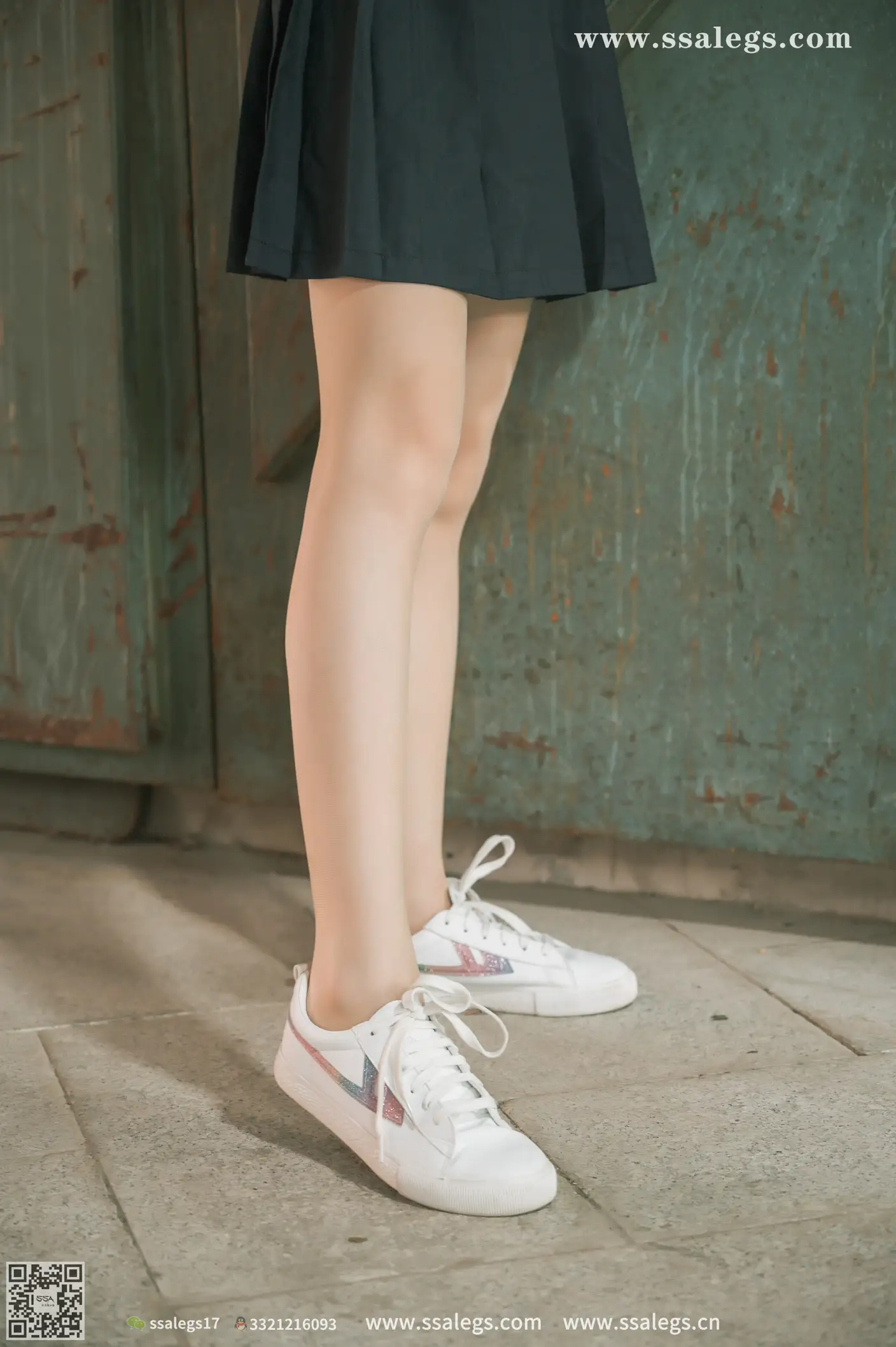 [Mzsock] NO.421 Man Man White JK Uniform Flesh Photo (Part 1) silk club#[124P]-8