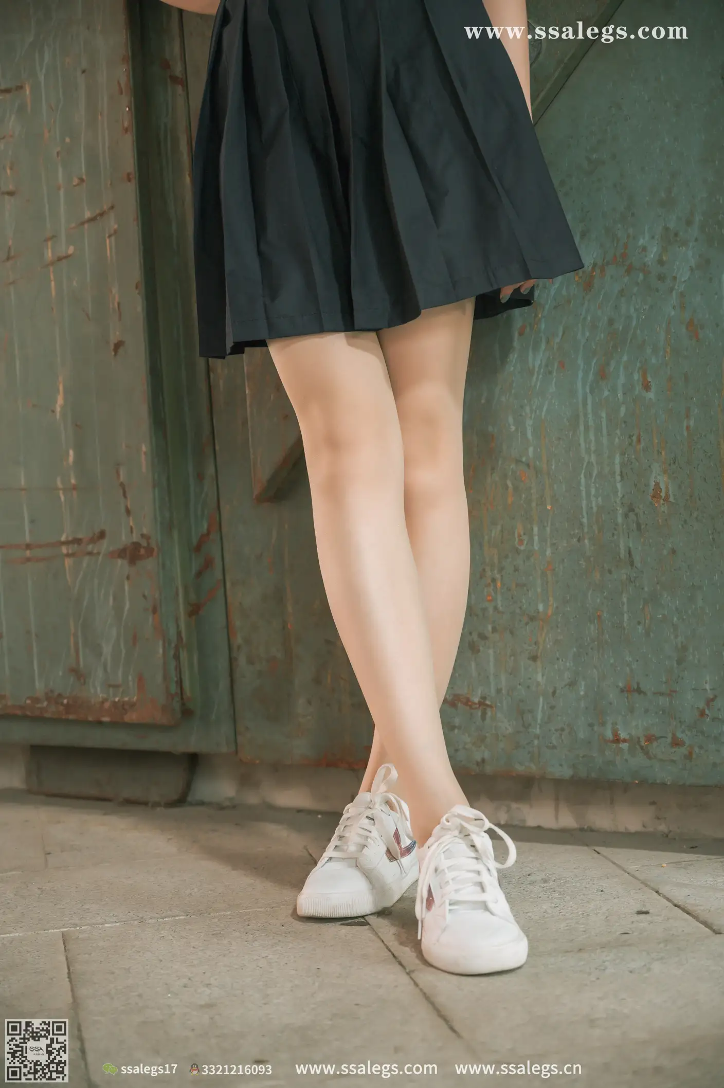[Mzsock] NO.421 Man Man White JK Uniform Flesh Photo (Part 1) silk club#[124P]-2