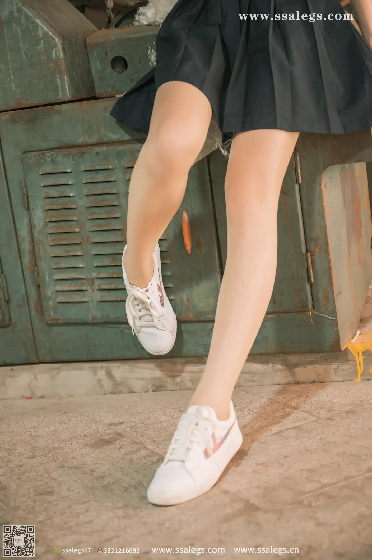 [Mzsock] NO.421 Man Man White JK Uniform Flesh Photo (Part 1) silk club#[124P]-4