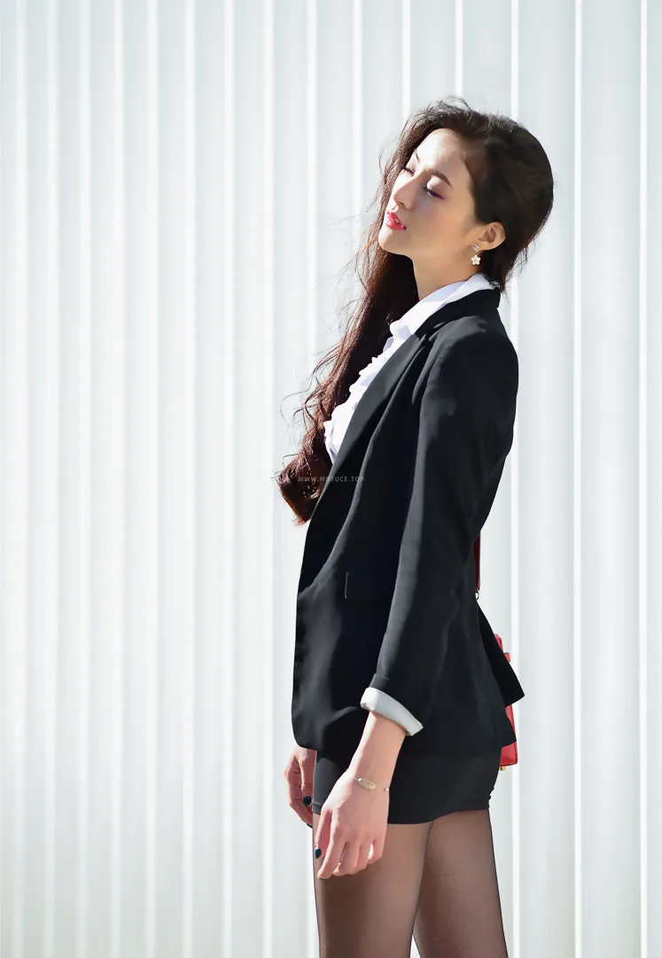 [Mzsock] NO.146 Lola Xuecen OL black silk high heels beautiful legs street photography#[105P]-10