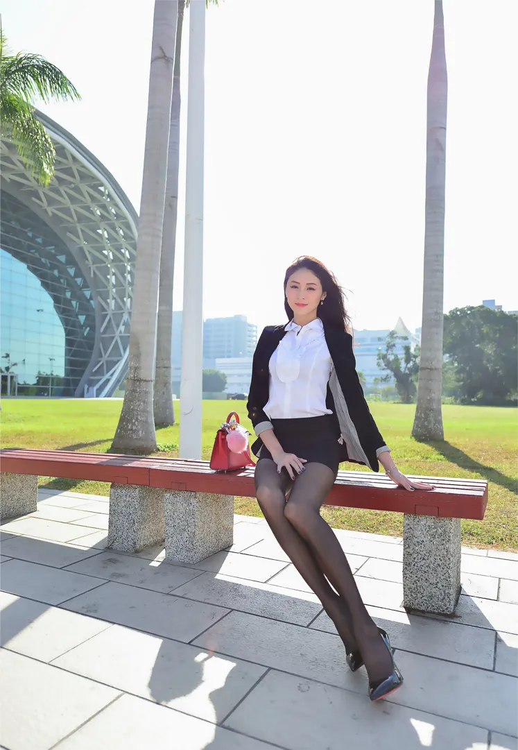 [Mzsock] NO.146 Lola Xuecen OL black silk high heels beautiful legs street photography#[105P]-5
