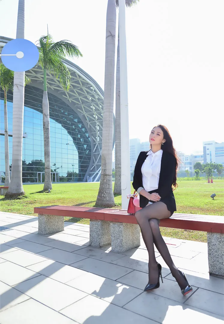 [Mzsock] NO.146 Lola Xuecen OL black silk high heels beautiful legs street photography#[105P]-6