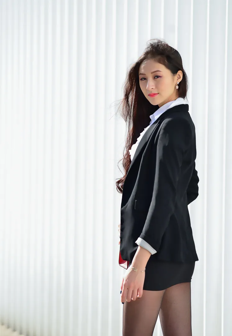 [Mzsock] NO.146 Lola Xuecen OL black silk high heels beautiful legs street photography#[105P]-9