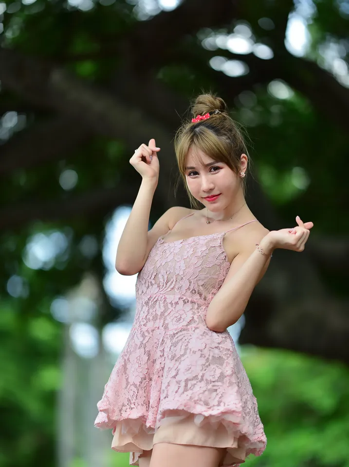 [Mzsock] NO.201 Chen Weiyu suspender dress with cool and beautiful legs street photography#[105P]-1