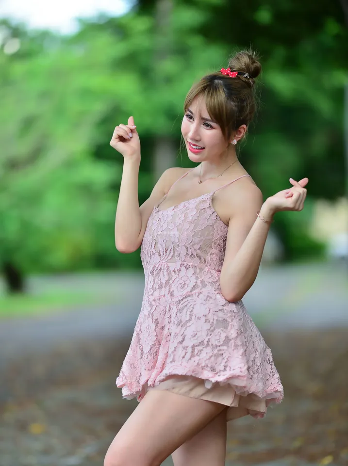 [Mzsock] NO.201 Chen Weiyu suspender dress with cool and beautiful legs street photography#[105P]-5