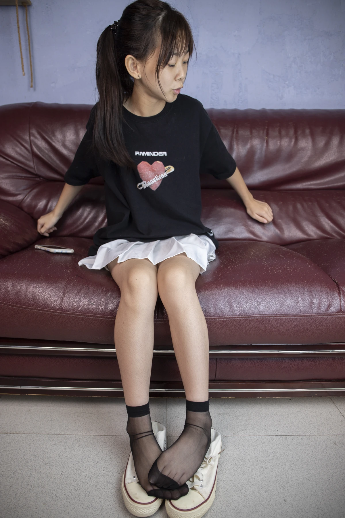 [Mzsock] NO.015 The little beauty Jinger returns to the masterpiece, the temptation of beautiful feet in black stockings Southern football skills#[128P]-9