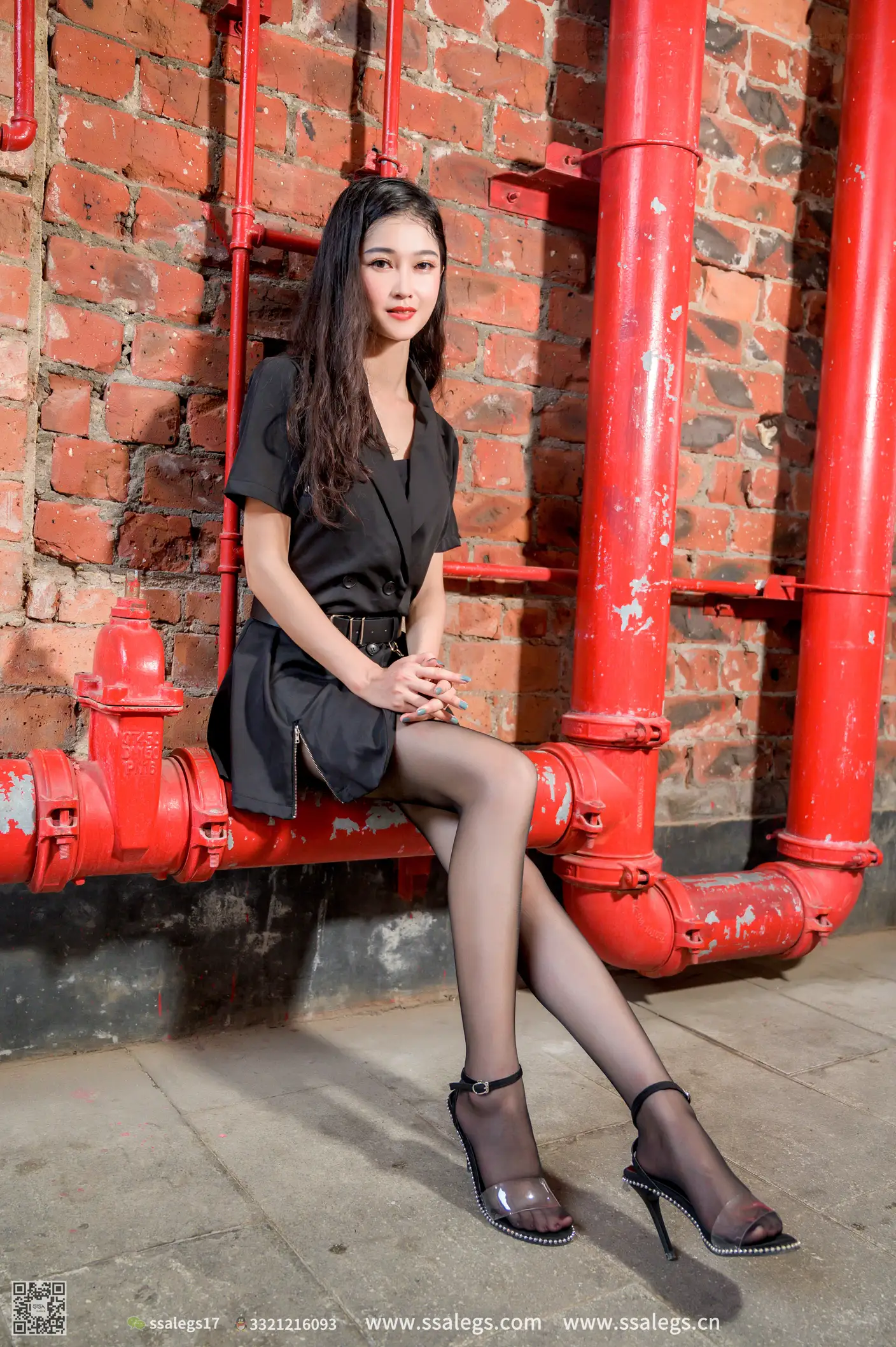 [Mzsock] NO.467 Manman Street Photography Black Silk (Part 1) silk club#[127P]-4