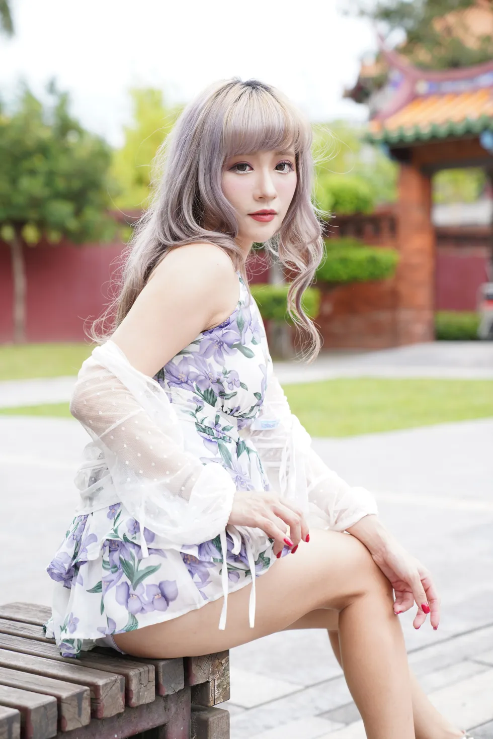 [Mzsock] NO.150 Xue Kaiyun shorts skirt high heels beautiful legs street photography#[105P]-7