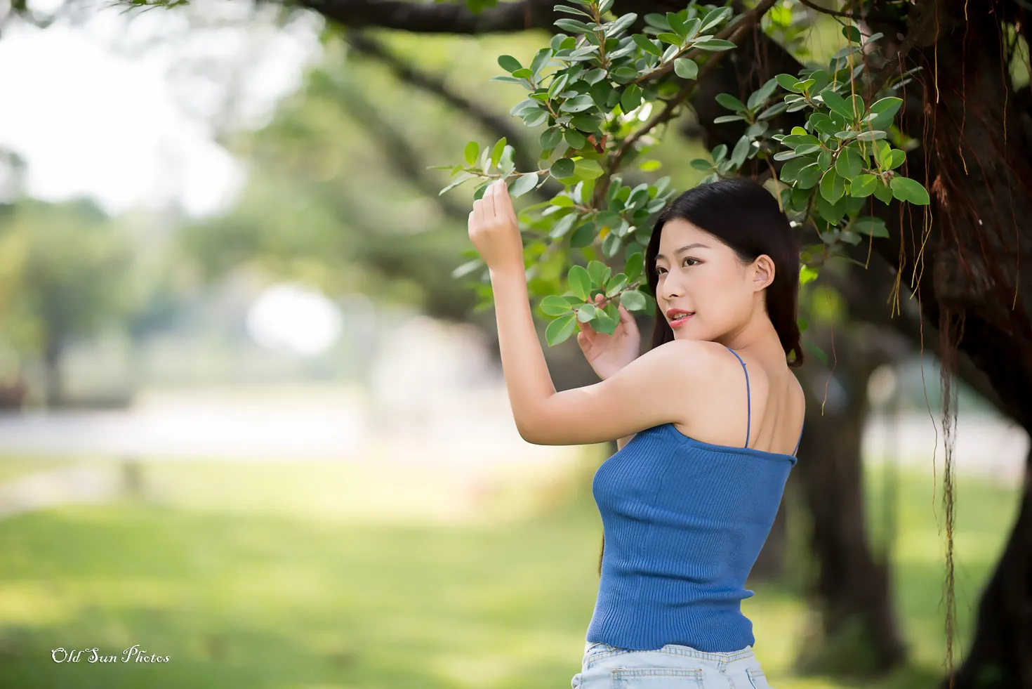 [Mzsock] NO.187 Zhang Zilin denim shorts, high heels and beautiful legs #[66P]-6