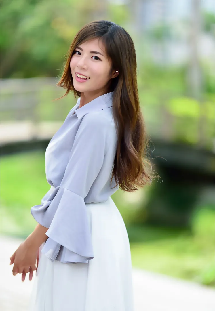 [Mzsock] NO.145 Fang Weizhen’s elegant long skirt with high legs street photography#[105P]-7