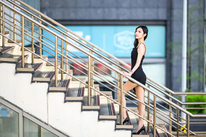 [Mzsock] NO.226 Bao Stockings and High Heels Beautiful Legs Outdoor Shot 2 street photography#[99P]-2