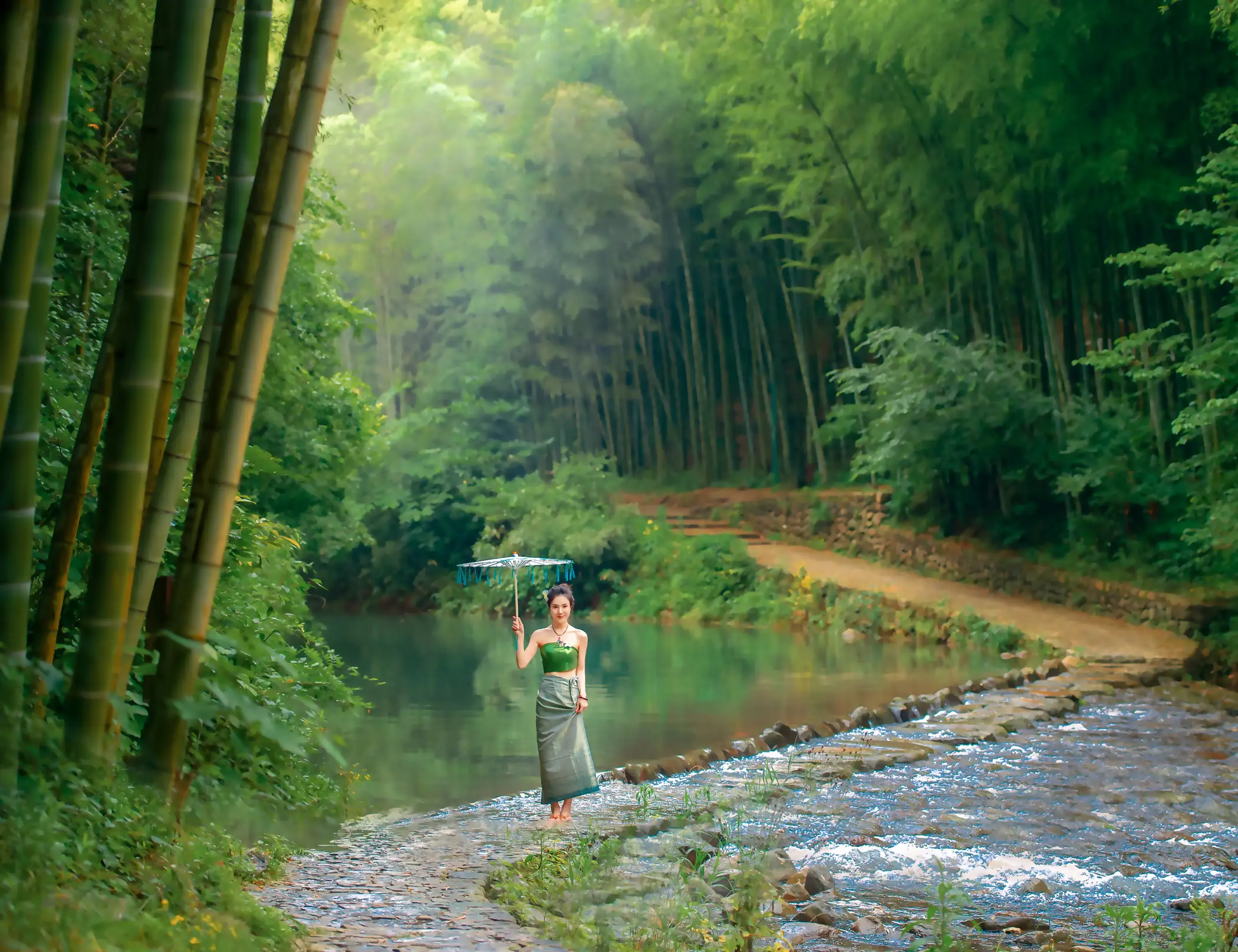 [YITUYU] 2021.07.23 Vol.098 – Jiuzhaigou Style trees#[38P]-8