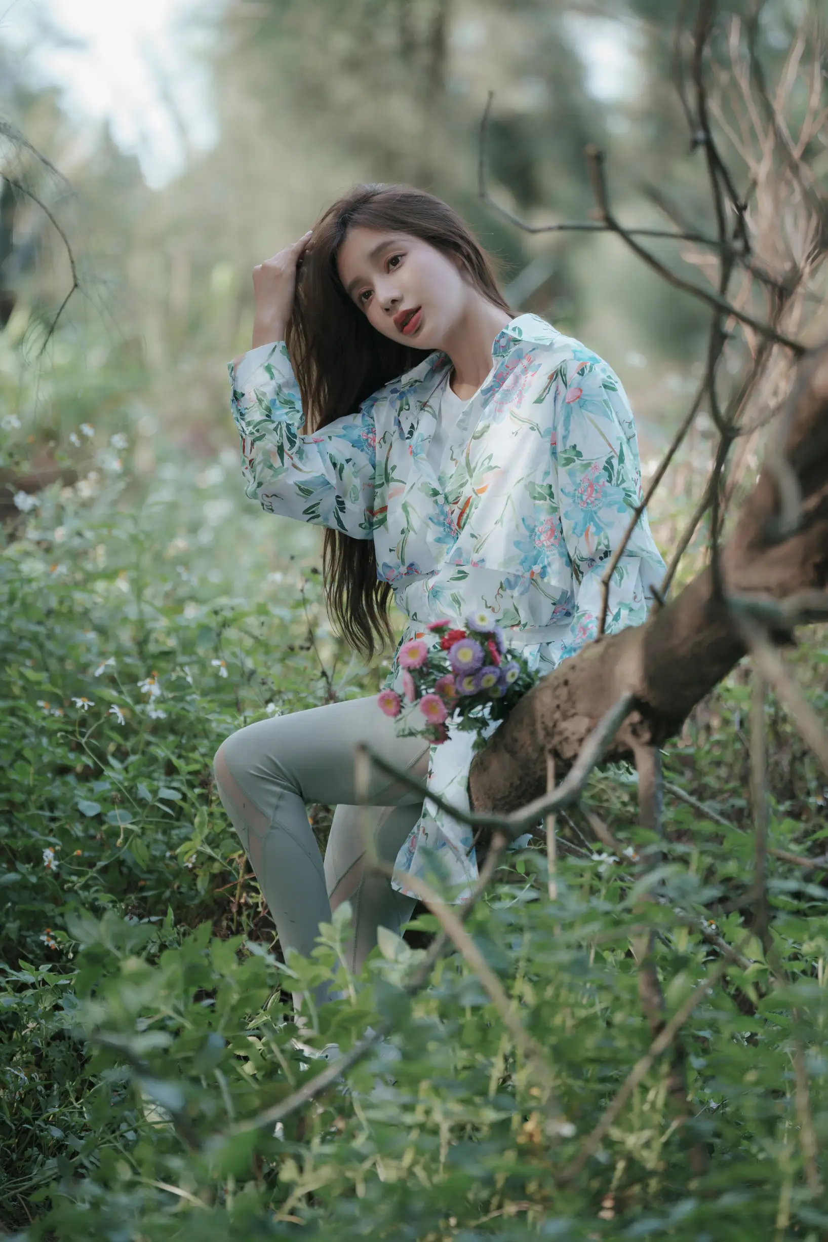 [YITUYU] 2022.08.11 Vol.1678 – Oxygen Girl’s Midsummer Forest Classmate Shuwen#[53P]-8