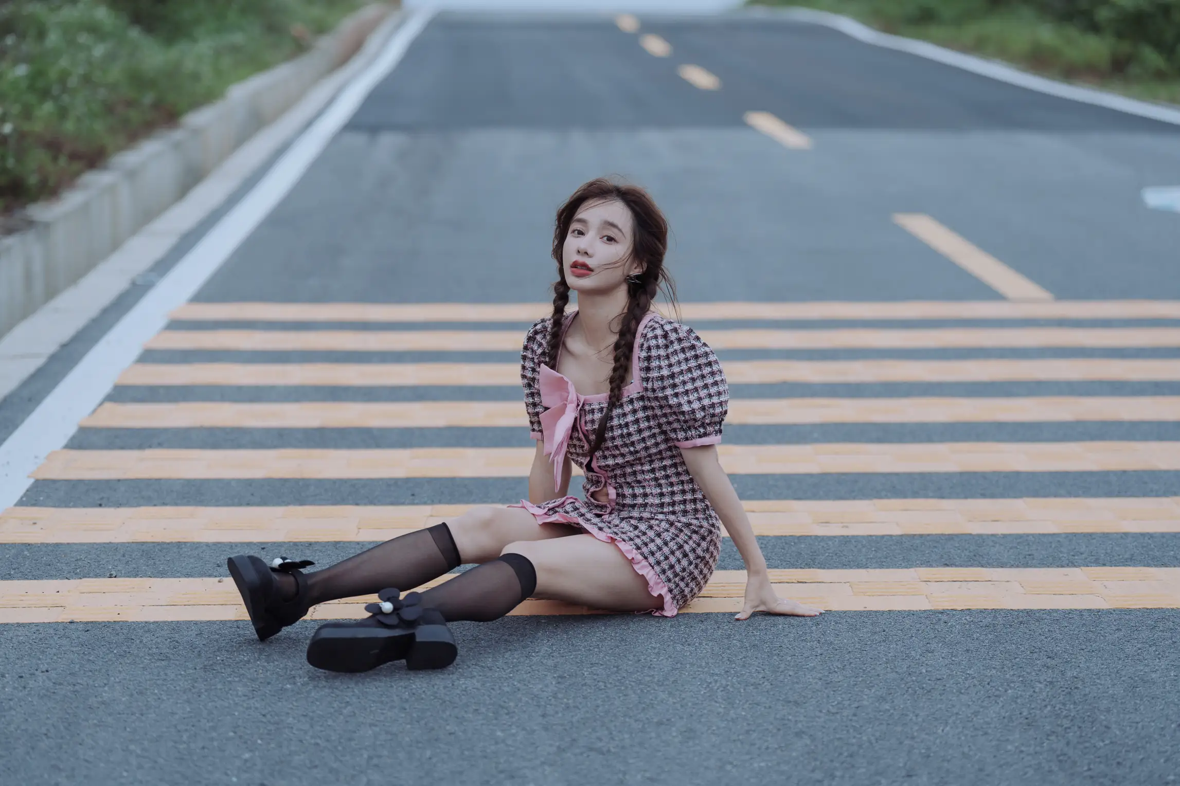[YITUYU] 2022.08.08 Vol.1658 – The most beautiful road around the island Classmate Shuwen#[40P]-3