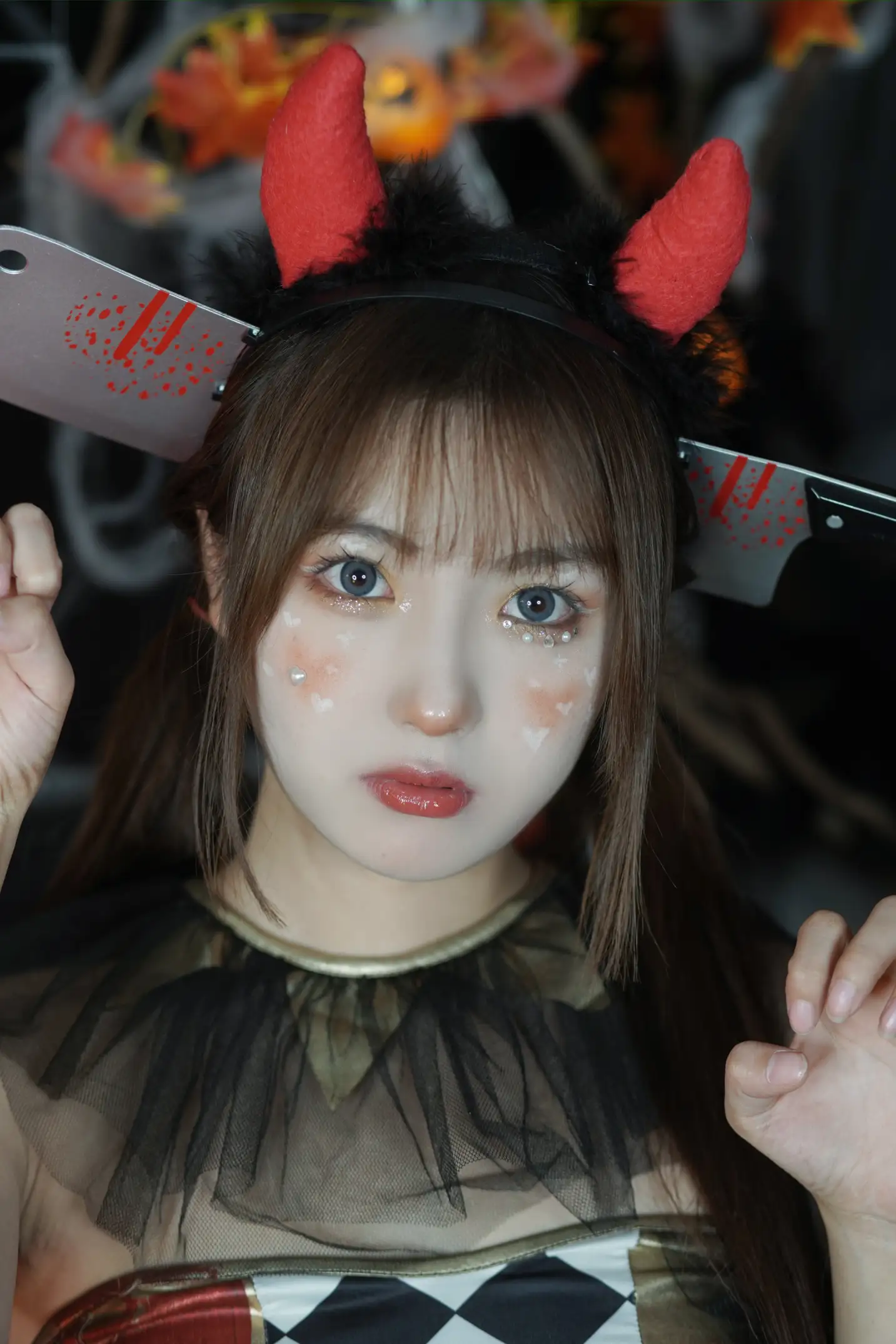 [YITUYU] 2022.11.13 Vol.2427 – Pumpkin Night Fried Chicken and Ice Coke -Fried chicken and ice coke-#[22P]-1