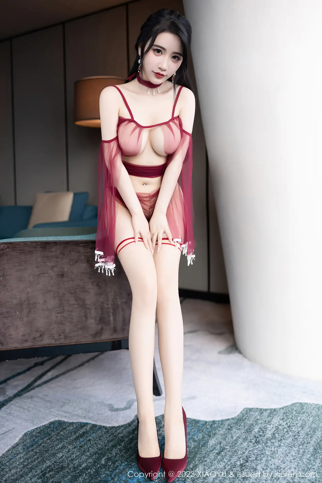 [XiaoYu] 2023.04.19 VOL.1010 Cherry cherry jam Hangzhou travel photography#[76P]-1